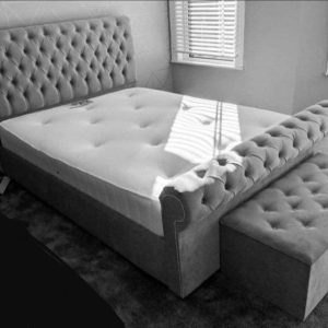 Goodman Chesterfield Sleigh Bed