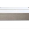 Georgina end-opening ottoman divan bed, designed for optimal storage and modern comfort.