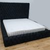 Ambassador Chesterfield plush velvet luxury bed, combining classic design with luxurious velvet upholstery.