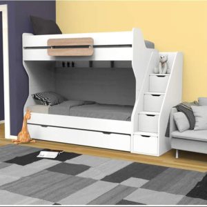 Fly white Children's bunk bed